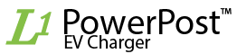 Level 1 powerpost electric vehicle (ev) charging station